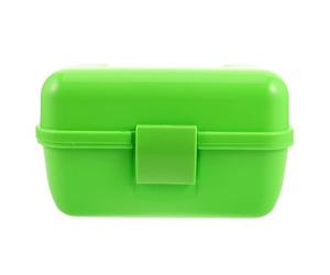 SUPVOX Caja Organizadora de Pesca Portátil de Doble Capa, Pequeña y Ligera, de Plástico Resistente Color Verde para Almacenamiento de Señuelos, Anzuelos y Aparejos, Adecuado para Pesca