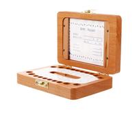 SUPVOX Caja Para Dientes De Leche Madera Organizador De Recuerdos Para Primeros Dientes Caja De Recuerdos Para Niño De Recién Nacidos