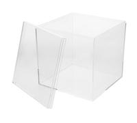SUPVOX Cajita para Almacenamiento Versátil de Plástico Transparente Diseño Compacto Adecuado para Regalos de Boda y Usos en Diversos Escenarios
