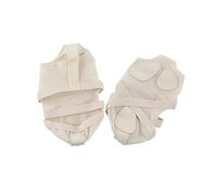 SUPVOX Calcetines de Ballet Elásticos Punta Abierta para Baile y Gimnasia Zapatillas de Baile Suaves Suela Flexible Color Piel Talla XL Ideales para Yoga y Danza Contemporánea