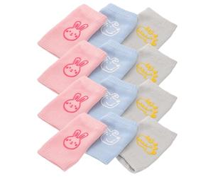 SUPVOX Calcetines para Zapatos de Baile Mujer 6 Pares Gris Dinosaurio Rosa Conejo Azul Perro Calcetines de Ballet Transpirables Accesorios para Entrenamiento y Práctica de Baile