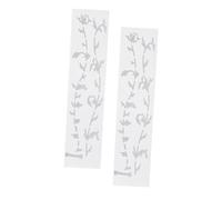 SUPVOX Calcomanías para Diapasón de Guitarra Acústica en Pvc Blanco, Diseño Árbol Vida, 2 Piezas, Fáciles de Instalar Alterar el Sonido