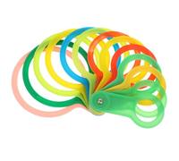 SUPVOX Calibre de Diámetro para Frutas de Plástico 30-90 Mm, Anillo Medidor para Cítricos y Naranjas, Regleta de Medición Práctica para Clasificación de Frutas en Cocina Color Aleatorio