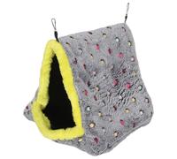 SUPVOX Cama Cálida para Mascotas Nido de Algodón para Pájaros Hamaca Suave para Loros Escondite Cálido para Pájaros Tienda de Campaña para Aves Jaula