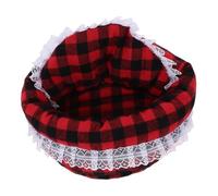 SUPVOX Cama De Invierno para Hámsters De Algodón Accesorio para Jaulas De Mamíferos para Hámsters y Rojo