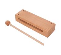 SUPVOX Campana De Clase Instrumentos Musicales Para Adultos Bloque De Madera Instrumentos De Percusión Manual Timbre Para El Aula Atención Para El Aula Bloque De Mermelada