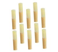 SUPVOX Cañas de Saxofón de Bambú 10piezas Fuerza 2.5 Ligeras y Fáciles de Instalar para Accesorios de Instrumentos Musicales Profesionales y Principiantes