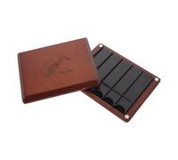 SUPVOX Cañas Resistente para Almacenamiento para 10 Doble Capacidad Cara Protección Estuche de Saxofón Alto y Madera para Ensayos