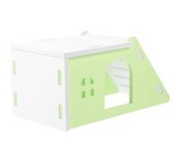 SUPVOX Casa De Madera para Hámster y Refugio Natural y Villa para y Dormir Secreto para Animales