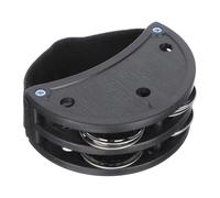 SUPVOX Cascabel de Pie para Batería Musical con Correa Ajustable, Material Abs y Metal, Fácil de Usar para Actuaciones en Escenario y Ritmo Percusivo Nítido