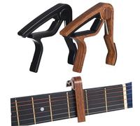 SUPVOX Cejillas para Guitarra Clásica 2 Piezas Abrazadera de Madera Compatible Acústicas y Eléctricas Accesorios de Instrumento Musical