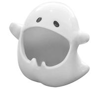 SUPVOX Cenicero de Cerámica con Forma de Fantasma, Un Cenicero Creativo Y Novedoso para Decoración del Hogar Y La Oficina. Accesorio Compacto de Mesa para Fumar.