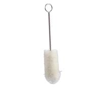 SUPVOX Cepillo de Limpieza Pequeño para Boquilla de Trompeta con Mango Metálico Blanco, Accesorio para Instrumentos de Viento de Madera, Adecuado para Mantenimiento y Limpieza Diaria