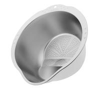 SUPVOX Cesta Colador de Acero Inoxidable 304 para Lavar Frutas y Verduras, Escurridor de Malla Fina, Colador para Arroz y Cocina, Utensilio Práctico para Hogar y Cocina