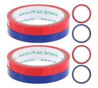 SUPVOX Cinta Adhesiva para Embalaje de Alta Adhesión, Tamaño Pequeño y Estrecho, 10 Rollos (5 Rojos 5 Azules), Resistente al Desgaste, Adecuado para Sellar Bolsas de Fruta