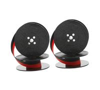 SUPVOX Cinta de Repuesto para Máquina de Escribir Manual Roja y Negra 2 Juegos de Cinta de Tinta de Nailon Resistente para Calculadora y Máquina de Escribir Vintage Doble Color