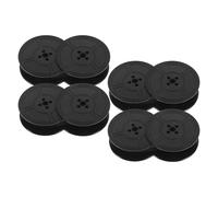 SUPVOX Cinta de Tinta Negra para Máquina de Escribir Mecánica Doble Carrete 4 Unidades Repuesto Compatible Calculadoras E Impresoras Retro Tinta para Impresora Vintage Uso en