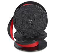 SUPVOX Cinta de Tinta para Máquina de Escribir de Oficina Doble Carrete Rojo y Negro Material de Nailon Resistente al Desgaste Fácil Instalación Compatible Máquinas de Escribir