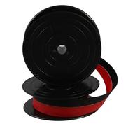 SUPVOX Cinta para Máquina de Escribir Antigua de Doble Color Rojo y Negro, Compatible con Modelos Flying Fish, Hero y Long Sky, Repuesto de Tinta Resistente y Fácil Instalación