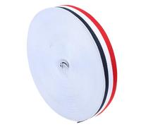 SUPVOX Cinta para Medallas de Premio 50 Piezas, Cordón Cuello de Poliéster Tricolor Marino 2.5 Cm, Cinta para Medalla Deportiva y Reuniones, Accesorio Seguro para Colgar Insignias