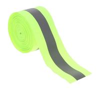 SUPVOX Cinta Reflectante Fluorescente de Seguridad para Coser Franja de Advertencia de Tela Fluorescente 10 M Color Verde Neón 5 CM Ancho Adecuado para Ropa Deportiva y Señalización