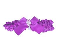 SUPVOX Cinturón Elástico para Muslo Perlas Morado, Nupcial Ajustable para Boda, Accesorio Elegante para Novia, 1 Unidad, Adecuado para Fiesta y Despedida de Soltera