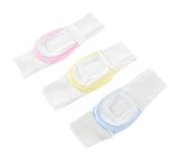 SUPVOX Cinturones de Tiras Prácticos Sujetadores Reutilizables para Pañales de Algodón Ajustables y Portátiles Paquete de 3 Piezas en Colores Azul para Bebés