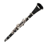 SUPVOX Clarinete Bemol para Principiantes In560, Clarinete Juvenil de Baquelita Negro, Instrumento Musical de Concierto para Estudiantes y Orquesta