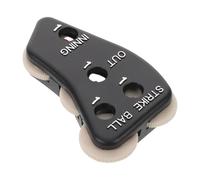 SUPVOX Clicker Contador de Pulsos Portátil para Árbitro de Béisbol y Sóftbol, Contador Manual de 4 Ruedas, Accesorio Resistente de Plástico para Registrar Puntajes en Competencias