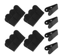 SUPVOX Clip para Llave de Parada de Emergencia de Cinta de Correr 16 Unidades Negras Accesorio de Seguridad Compatible Mayoría de Máquinas de Correr Clip de Repuesto para Interruptor