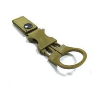 SUPVOX Clip para Portabotellas de Agua Colgante, Cinturón de Nailon Duradero, Color Caqui, Resistente al Frío y Calor, para Cinturones hasta 5 Cm, Adecuado para Senderismo y Actividades