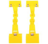 SUPVOX Clips de Plástico Negro 2piezas para Fotos y Bocetos Soporte Giratorio y Base Estable para Dibujo y Pintura en Oficina o Escuela Color Aleatorio