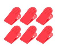 SUPVOX Clips De Seguridad para Cinta De Correr 6 Piezas Rojo Interruptor De Parada De Emergencia Resorte De Sujeción Accesorios para Máquinas De Ejercicio En Casa