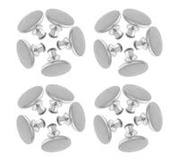 SUPVOX Clips para Cortinas 10 Pares Cierre de 25 Mm y 20 Mm, Soportes para Ventanas, Resistentes a Exteriores, Ideales para Terrazas y Cenadores, sin Dañar Telas