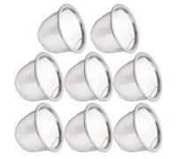 SUPVOX Colador de Té de Acero Inoxidable 8 Piezas, Filtro Metálico Fino para Infusión de Té Suelto, Diámetro 6,5 Cm X Altura 5 Cm, Accesorio para Tetera, Infusor Reutilizable para Hogar