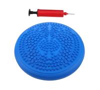 SUPVOX Colchón de Equilibrio Inflable para Yoga y Masaje de Pies con Bomba Disco de Balance Redondo para Entrenamiento Físico y Ejercicios Casa Diseño Portátil y Superficie de Puntos de