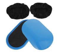 SUPVOX Colchoneta De Gimnasio para Ejercicios Deslizadores De Fitness para Pies Deslizadores De Entrenamiento Ovalados Equipo De Entrenamiento para Gimnasio Casa