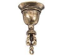 SUPVOX Colgante de Campana de Cobre Retro Artesanal, Dije Pequeño para Llavero, Decoración DIY, Campana Antigua Sonido Claro para Manualidades y Accesorios de Bricolaje