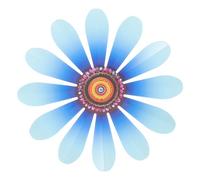 SUPVOX Colgante De Escena Floral Decoración De Arte Hierro Forjado Decoración Exterior