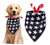SUPVOX Collar con Babero para Perro con de Estados Unidos Bandana para Mascotas con Forma de Triángulo Multifuncional Toalla para Saliva Material Suave Viste a Tu Mascota