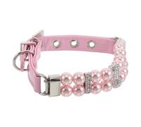 SUPVOX Collar de Perlas para Perro: Collar de Perlas Elegante - de Cuentas de Lujo para Cachorros - Decoración para Mascotas - Joyería para perritas de Razas pequeñas (Talla XS)