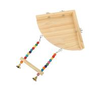 SUPVOX Columpio para Pájaros Plataforma Triangular Accesorio De Jaula Juguete para Loros