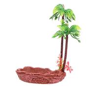 SUPVOX Comedero para Cuenco De Agua Recipiente para Comida De Reptiles Lámpara De Calor para Reptiles Falsa con Clip Terrario Tanque De Peces Accesorios Decoración Lámpara De