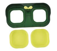 SUPVOX Comedero para Gatos de Plástico Cuenco de Agua y Comida para Mascotas Comedero para Gatos para Interior y Exterior Cuenco de Plástico