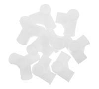 SUPVOX Conector de Estante para Armario de Plástico, 10 Piezas de Herrajes para Muebles Unión Triple y Cuádruple de 19 Mm, Soporte Resistente para Zapatero Organizador, Montaje Rápido