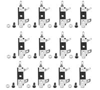 SUPVOX Conector Principal del Altavoz 15 Piezas, Bloque de Terminales de Altavoz Placa de Liberación de Empuje de Cuatro Posiciones, Terminal de Cable Conductor Tornillos y