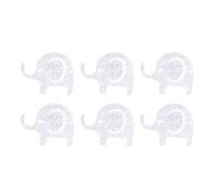 SUPVOX Confeti de Mesa Forma de Elefantes en Papel Plata para Decoración de Fiesta Infantil y Favor de Cumpleaños, Paquete de 100 Piezas para Hogar y Oficina