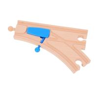 SUPVOX Conjunto de Vías de Tren de Madera para Niños Material Plástico y Madera, Accesorio para Jugar y Estimular Habilidades Motrices Finas en Bebés y Niños