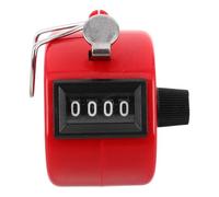 SUPVOX Contador Manual Clicker Metálico Rojo Contador Portátil de Dígitos para Golf Béisbol y Deportes al Aire Diseño Compacto y Resistente para Seguimiento Rápido de Puntuaciones