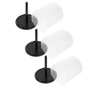 SUPVOX Contenedor de Almacenamiento Transparente para CD y Dvd, 3 Unidades Apilables, Capacidad para 100 Discos, Cubo de Plástico Pp Resistente, Organizador Compacto para Hogar y Oficina